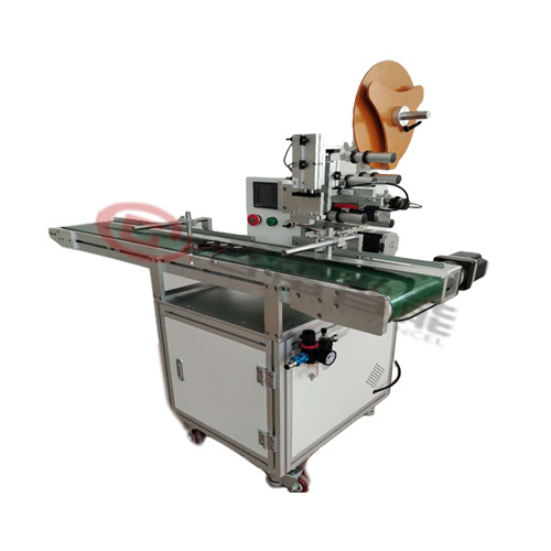 Automatic fan plane labeling machine