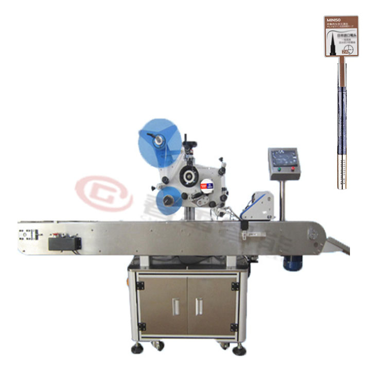 Automatic liquid eyeliner labeling machine