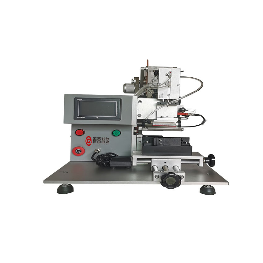 Semi - automatic fan plane labeling machine